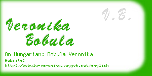 veronika bobula business card